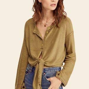 Free People Emma's Henley Top